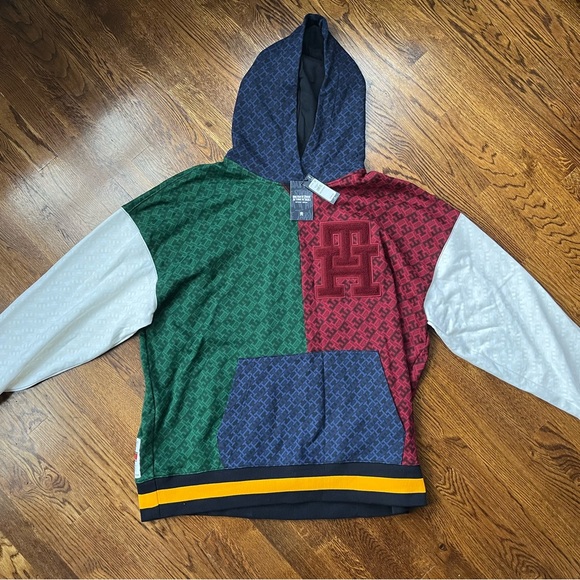 Tommy Hilfiger x Anthony Ramos Colorblock Monogram Hoodie Sweater